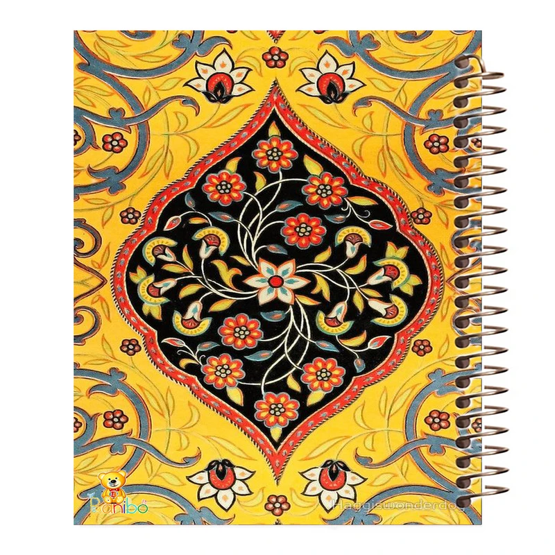 دفتر مشق 100 برگ سیمی بانیبو مدل سنتی کد H 4076