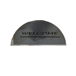 پادری مدل نیم دایره طرح Welcome کد 8693 سایز 90×45 سانتی متر