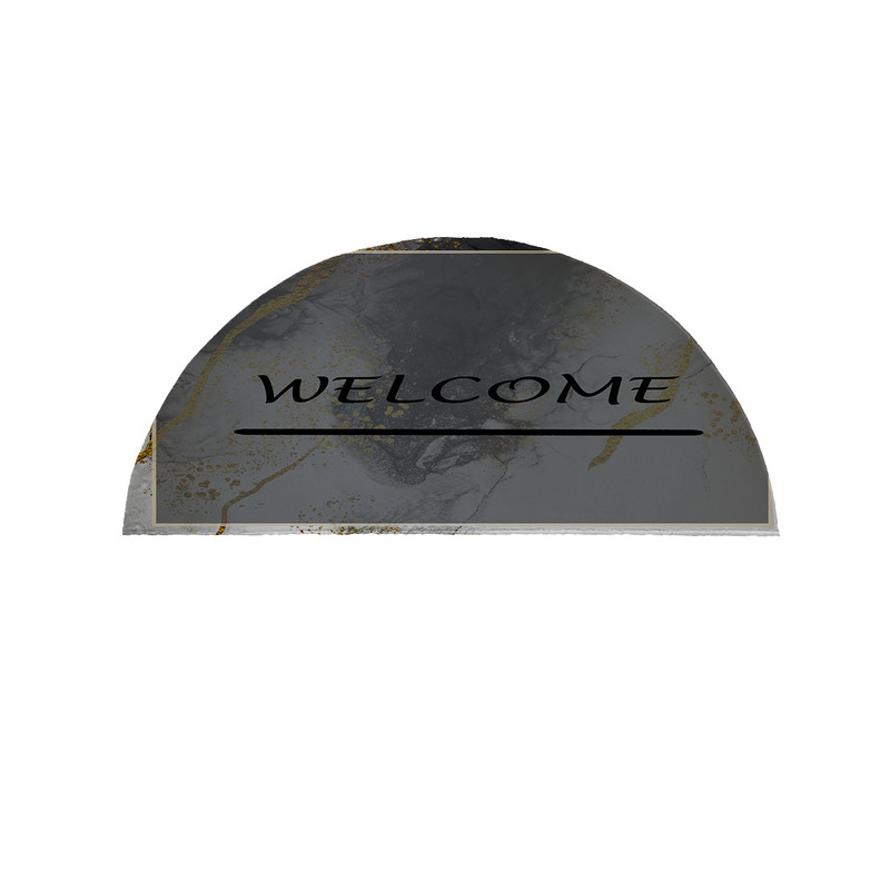 پادری مدل نیم دایره طرح welcome کد 8693 سایز 90×45 سانتی متر