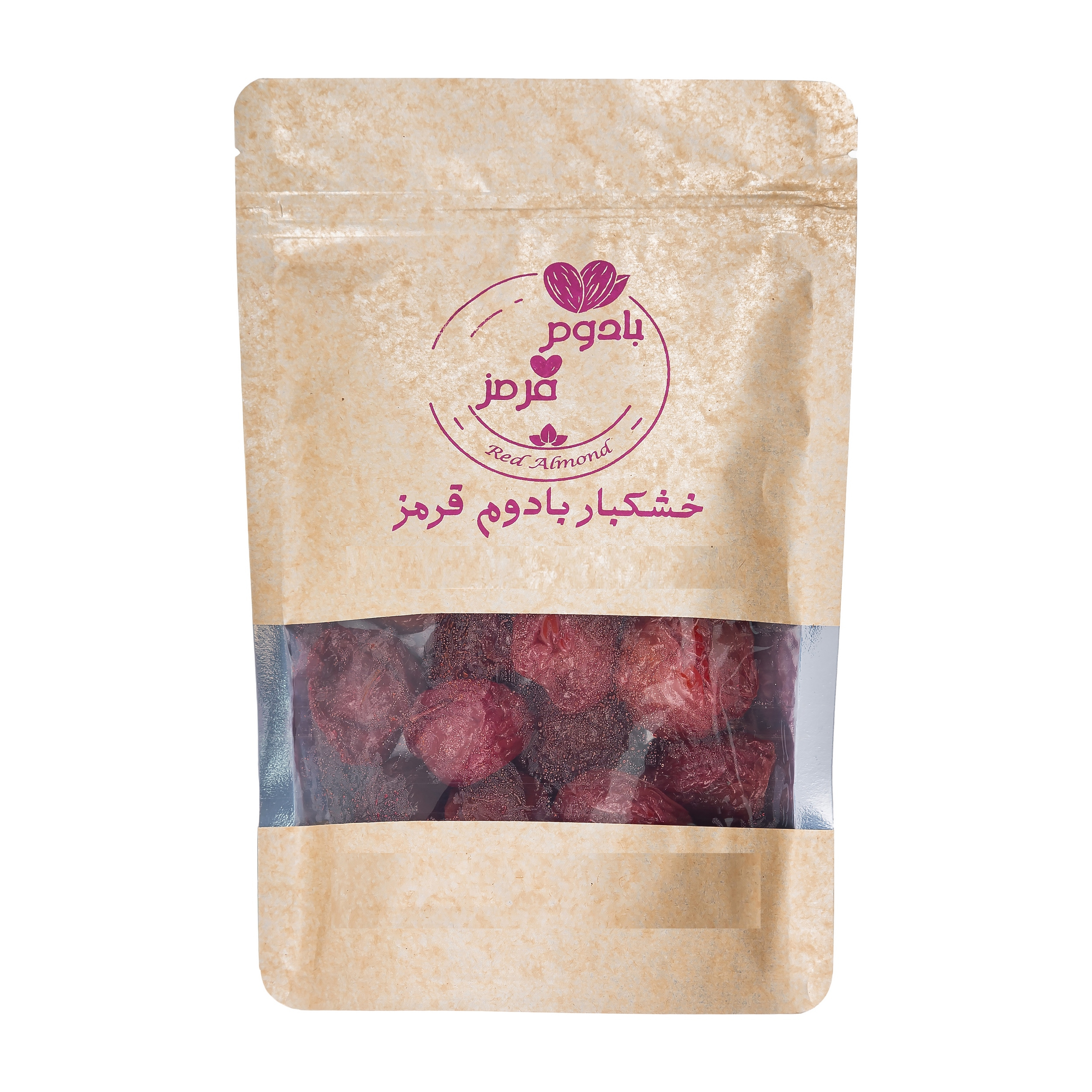 آلو جنگلی بادوم قرمز نمکدون - 500 گرم