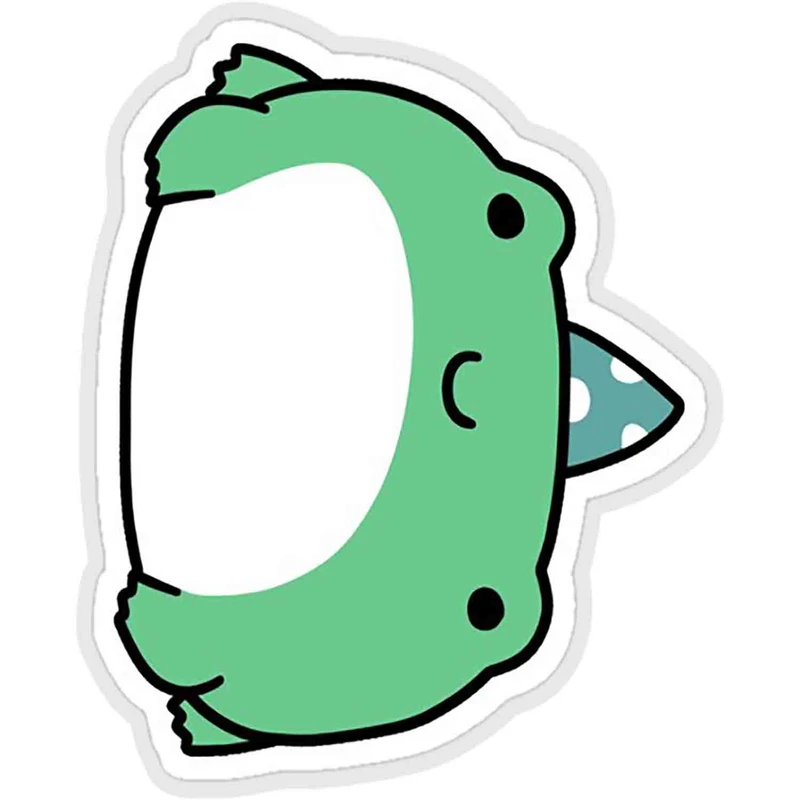 استیکر لپ تاپ طرح party hat frog کد ST1389