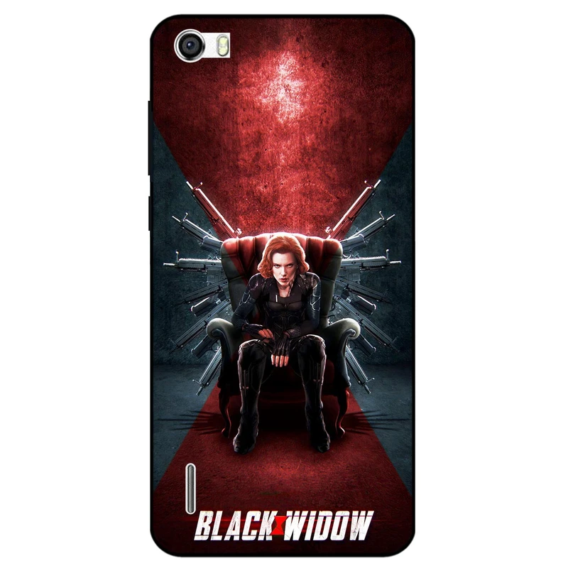 کاور مگافون طرح بیوه سیاه مدل 5423 مناسب برای گوشی موبایل آنر 6