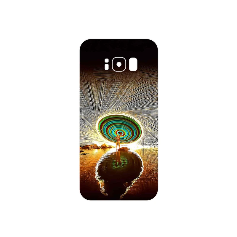 برچسب پوششی ماهوت مدل Night Light Fountain مناسب برای گوشی موبایل سامسونگ Galaxy S8