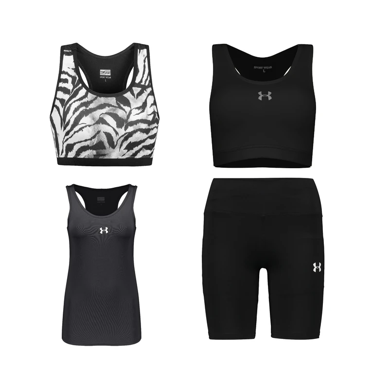 ست چهار تکه لباس ورزشی زنانه مدل 1801-1902-69-9101