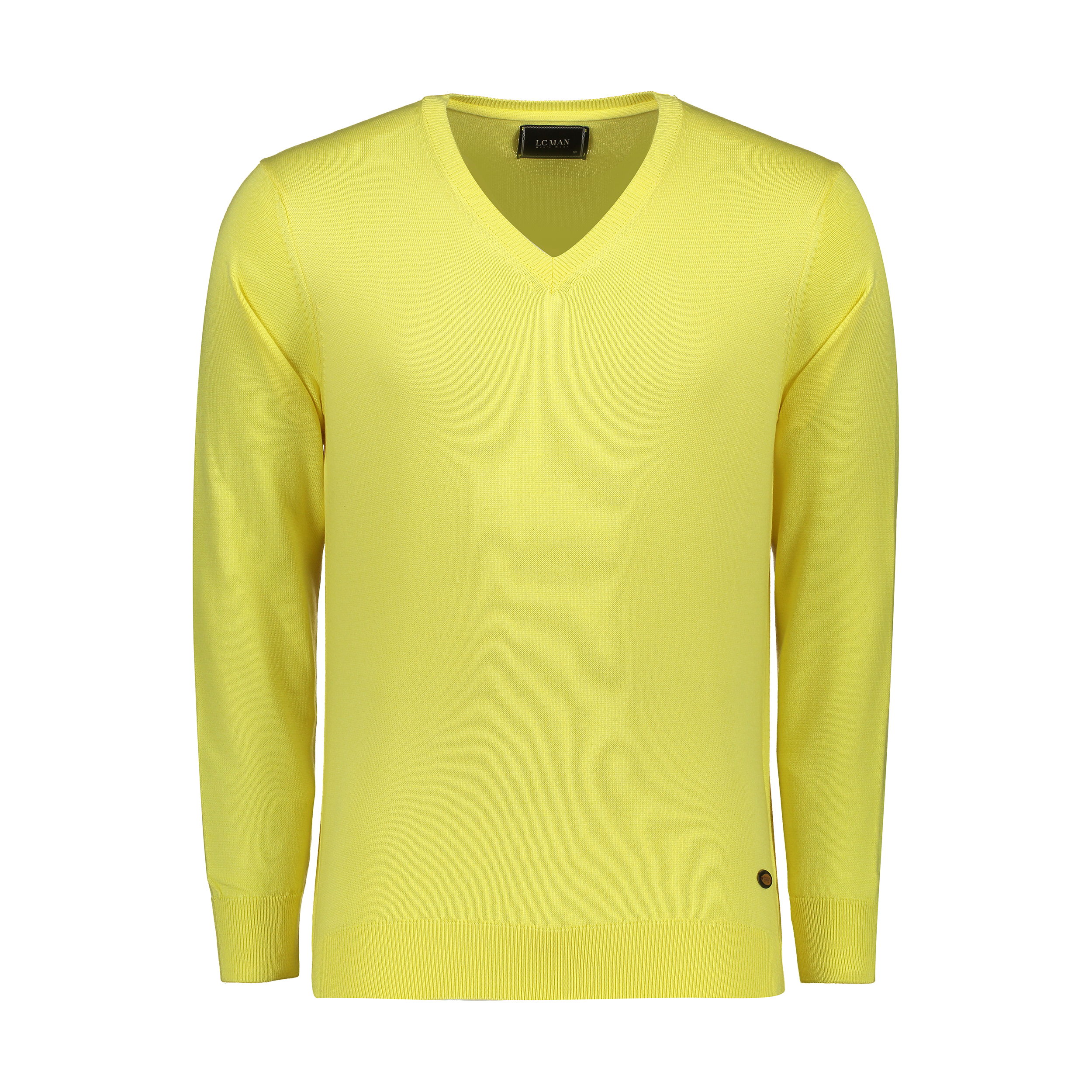 پلیور مردانه ال سی من مدل 09315823-YELLOW