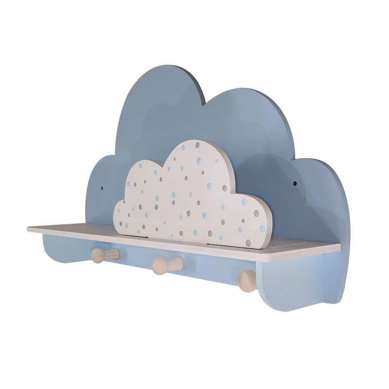 شلف دیواری اتاق کودک مدل MKids52-Blue شلف دیواری اتاق کودک مدل MKids52-Blue