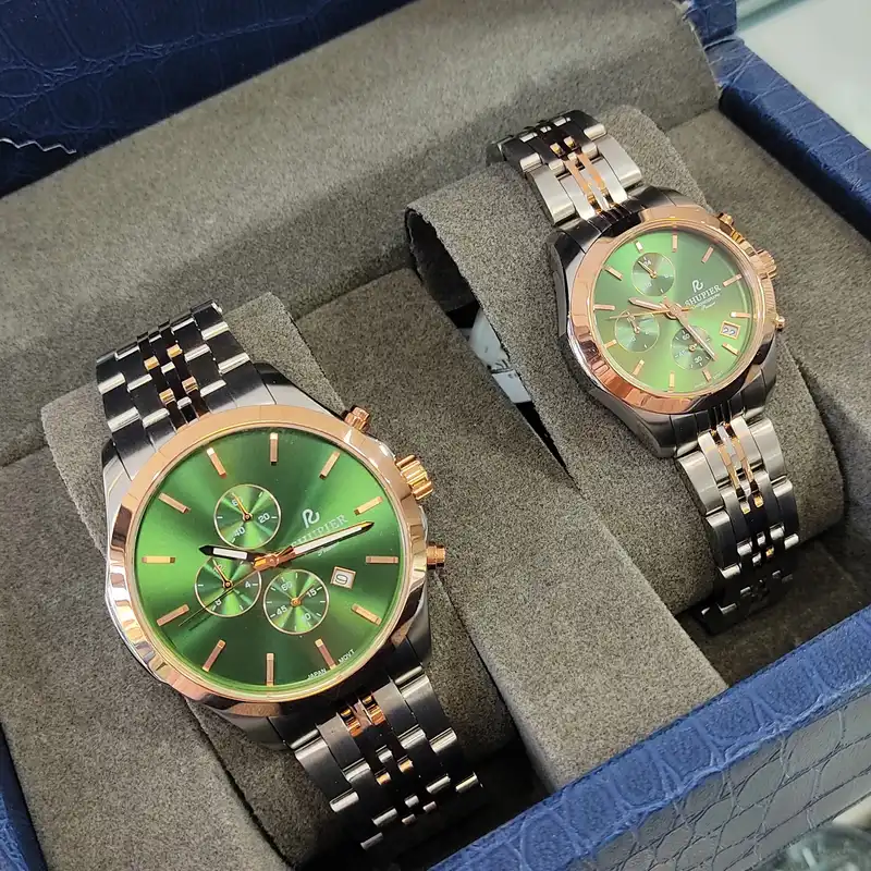 ست ساعت مچی عقربه ای زنانه و مردانه شوپیر مدل GL208A009