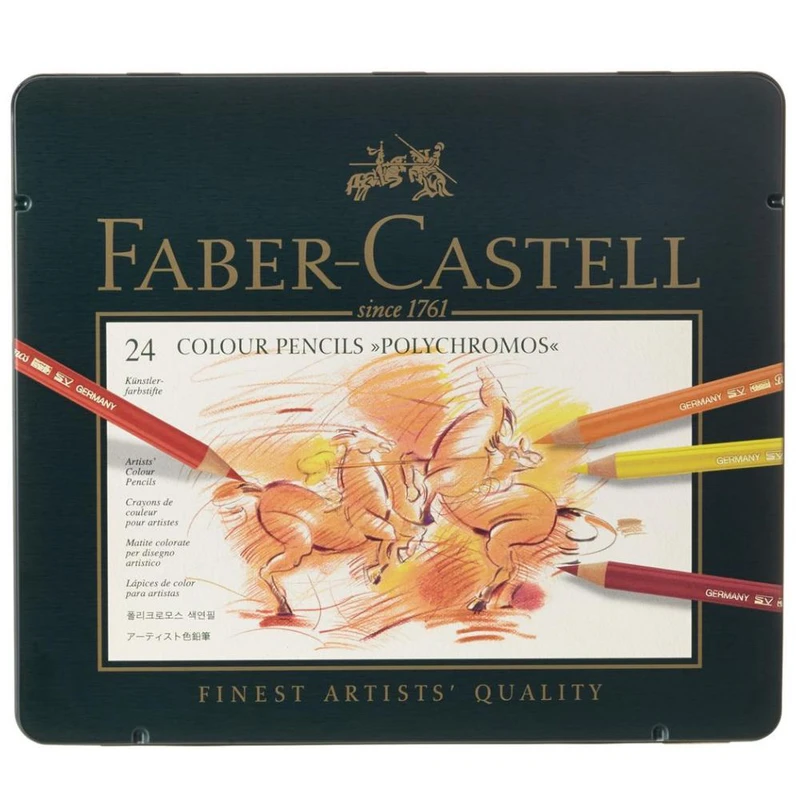 مداد رنگی 24 رنگ فابر کاستل مدل Polychromos کد 62883