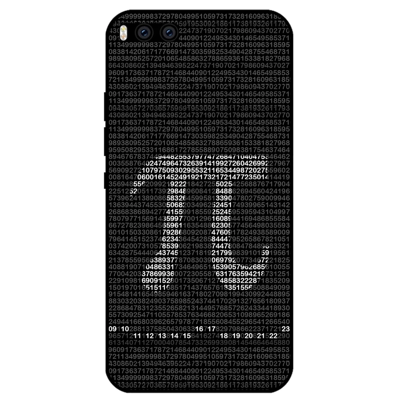 کاور مگافون طرح عدد پی مدل 7240 مناسب برای گوشی موبایل شیائومی Mi 6