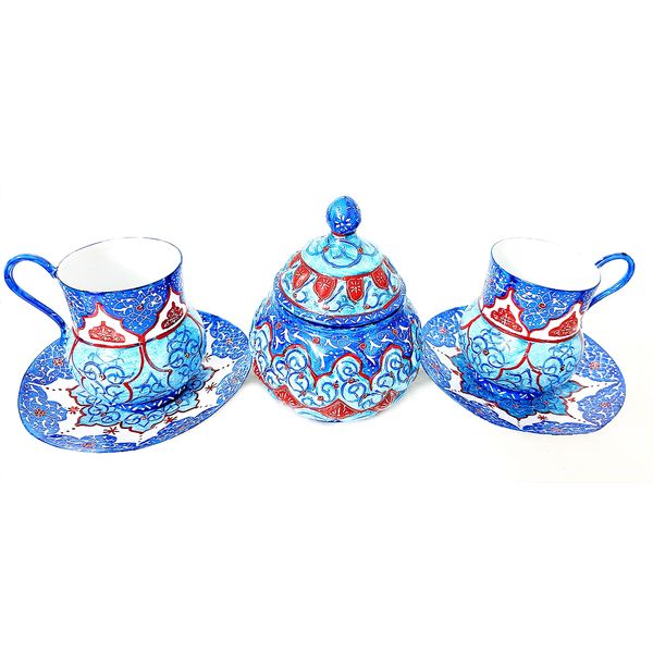 ست 6 تکه چایی خوری میناکاری کد 123