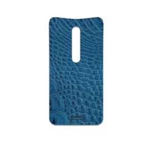 MAHOOT Blue-Crocodile-Leather Cover Sticker for Motorola Moto X Style
