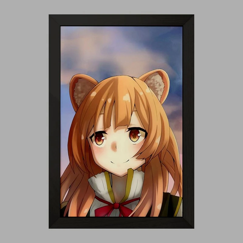 تابلو خندالو مدل رافتالیا انیمه ظهور قهرمان سپر  کد 15939