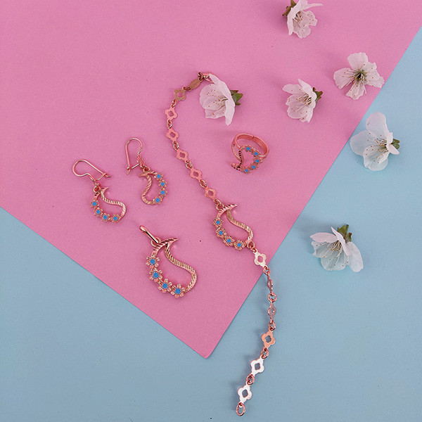 نیم ست زنانه مدل ترمه کد JW372