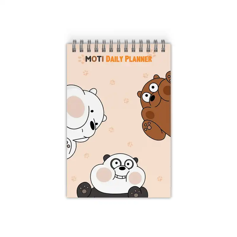 دفتر برنامه ریزی موتی مدل روزانه طرح پاندا