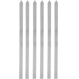 Galvanized Kebab Skewer Short Pack Of 6