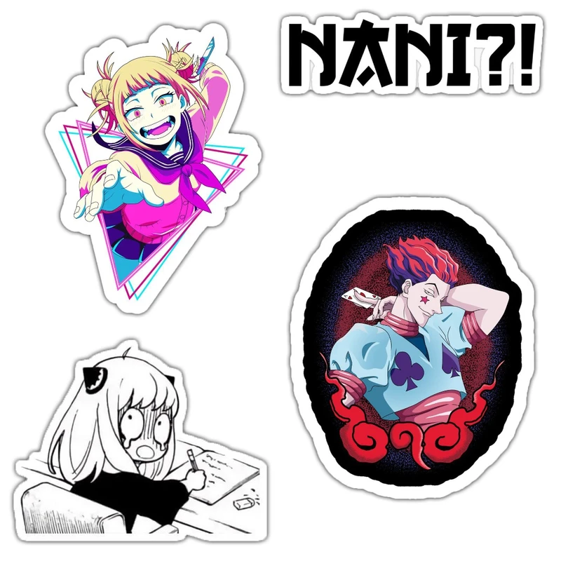 استیکر لپ تاپ و موبایل گوفی طرح انیمه دفترچه مرگ مدل L sited مجموعه 3 عددی