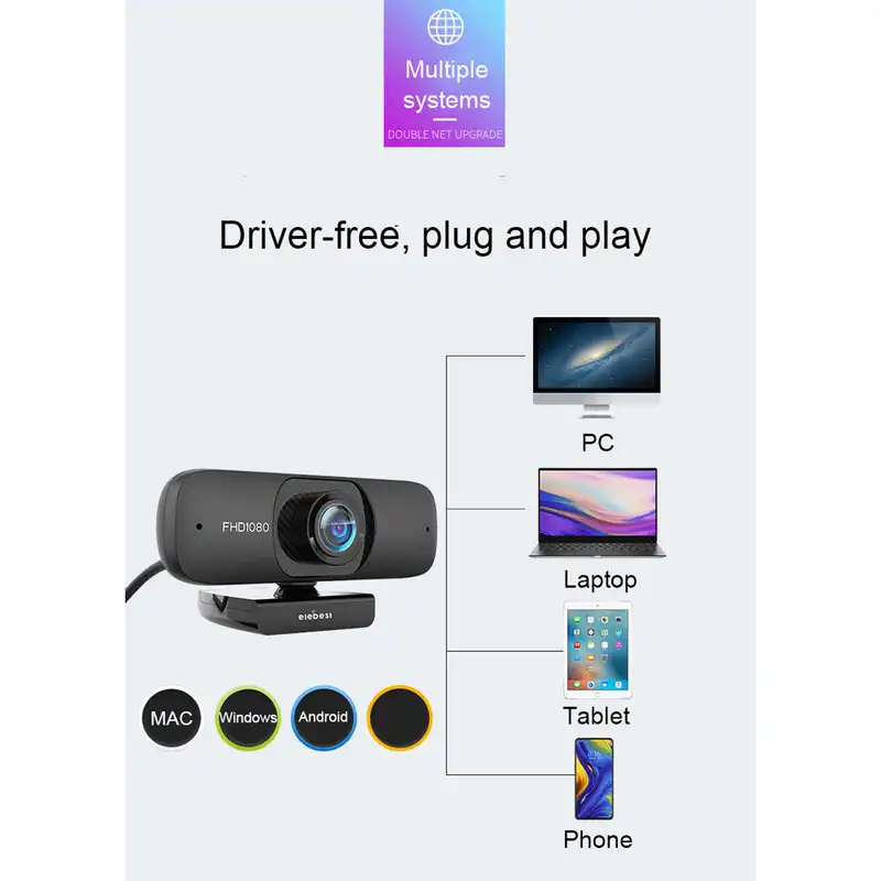وب کم مدل FHD-1080P
