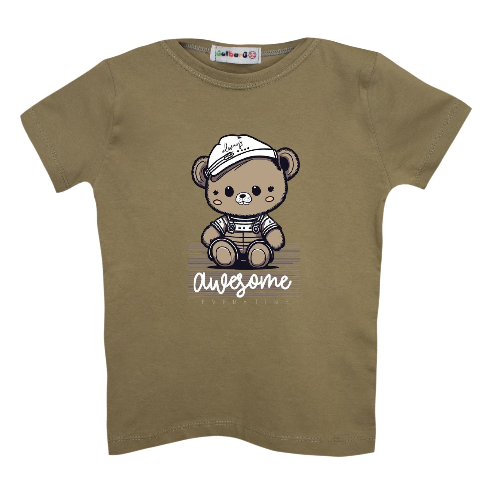 تی شرت آستین کوتاه پسرانه مدل خرس -  - 1