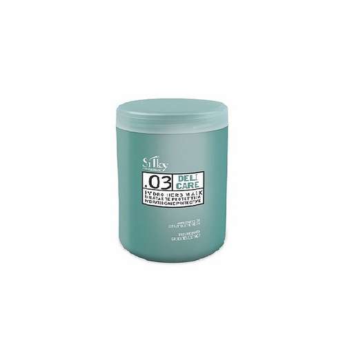 ماسک موی آبرسان و برطرف کننده خشکی مو سیلکی مدل Deli Care Hydro Herb حجم 1000 میلی لیتر