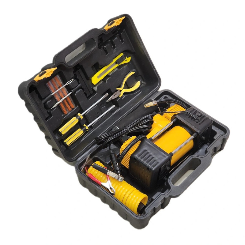 پمپ باد فندکی دلیکس مدل DLZRD12 مجموعه 15 عددی