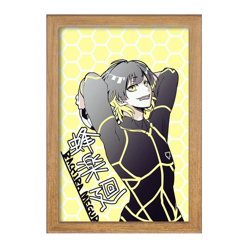 تابلو خندالو مدل مگورو انیمه بلو لاک Blue Lock کد 24394