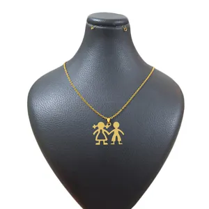 گردنبند زنانه هایکا مدل آدمک کد g.ha642