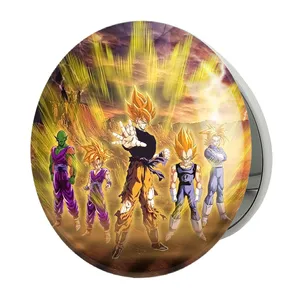 آینه جیبی خندالو طرح تیم دراگون بال انیمه دراگون بال Dragon Ball مدل تاشو کد 12043 