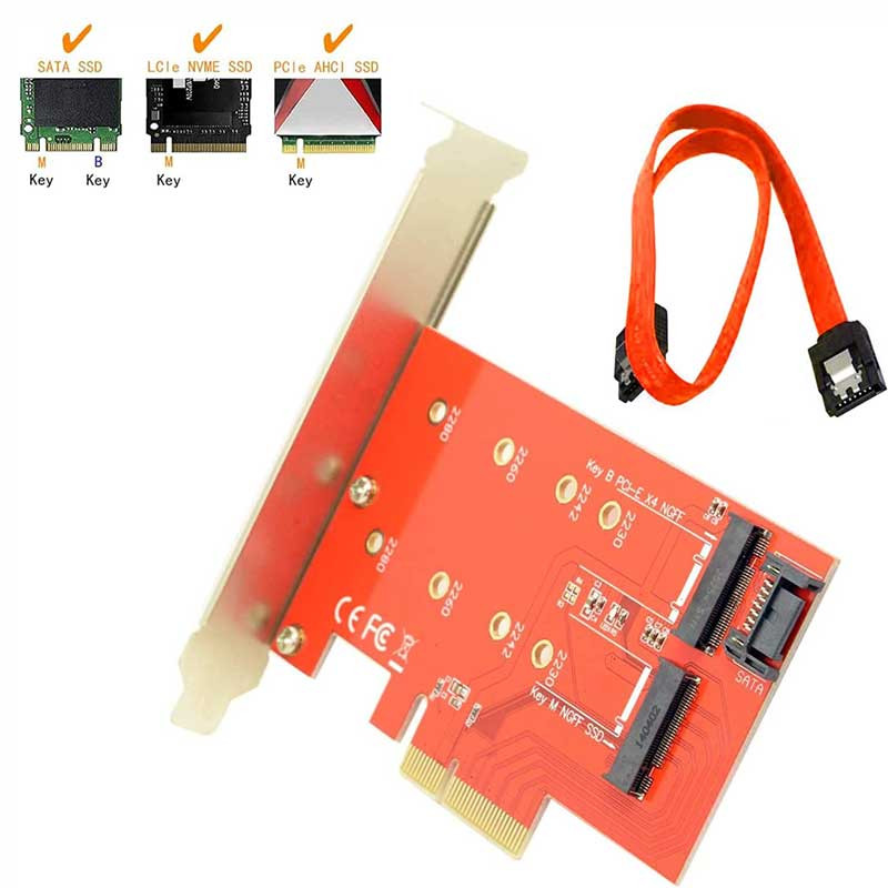 کارت تبدیل M2 SSD NGFF به PCI-E مدل NETPIL-7050