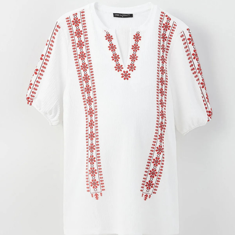 بلوز آستین کوتاه زنانه ال سی وایکیکی مدل پفکی پرنسسی