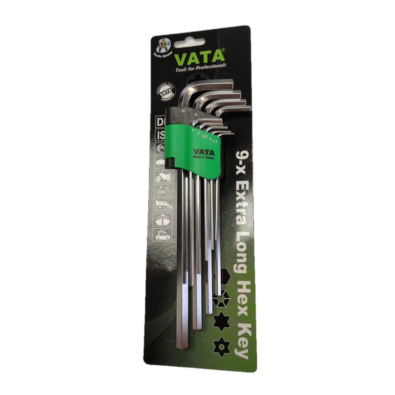 آچار آلن واتا مدل 32L09 مجموعه 9 عددی