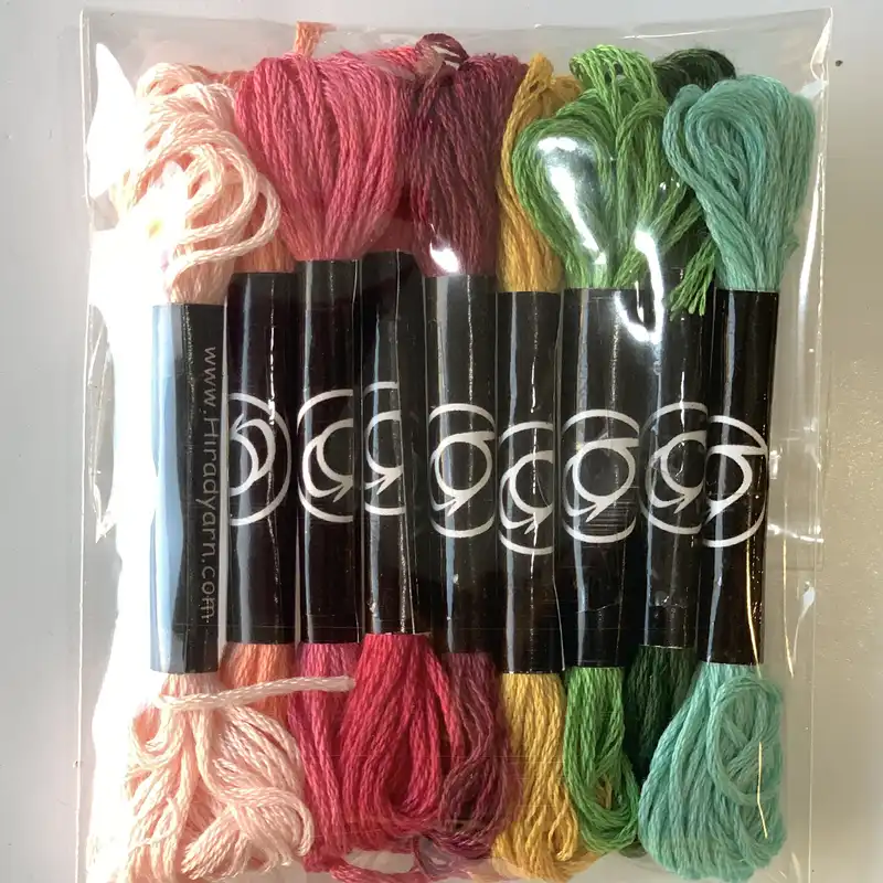 بسته آموزش گلدوزی مدل اسب شاخدار در گلها مجموعه ۱۸ عددی