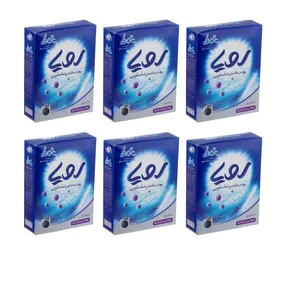 پودر ماشین لباسشویی رویا مدل Abc وزن 500 گرم بسته 6 عددی