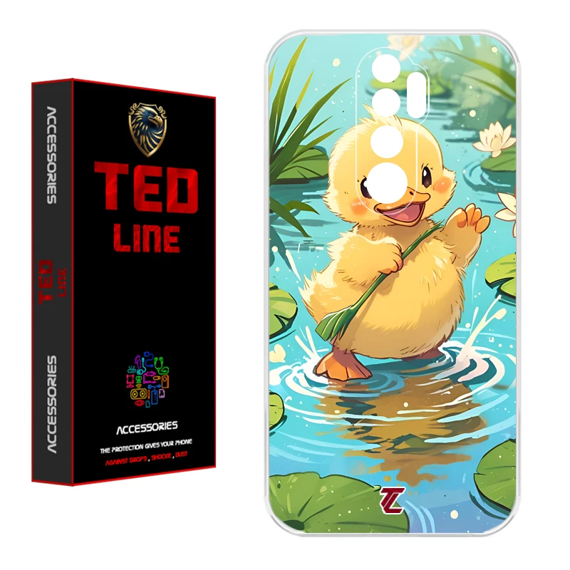 کاور تدلاین طرح اردک کد 1185 مناسب برای گوشی موبایل شیائومی Redmi Note 8 Pro