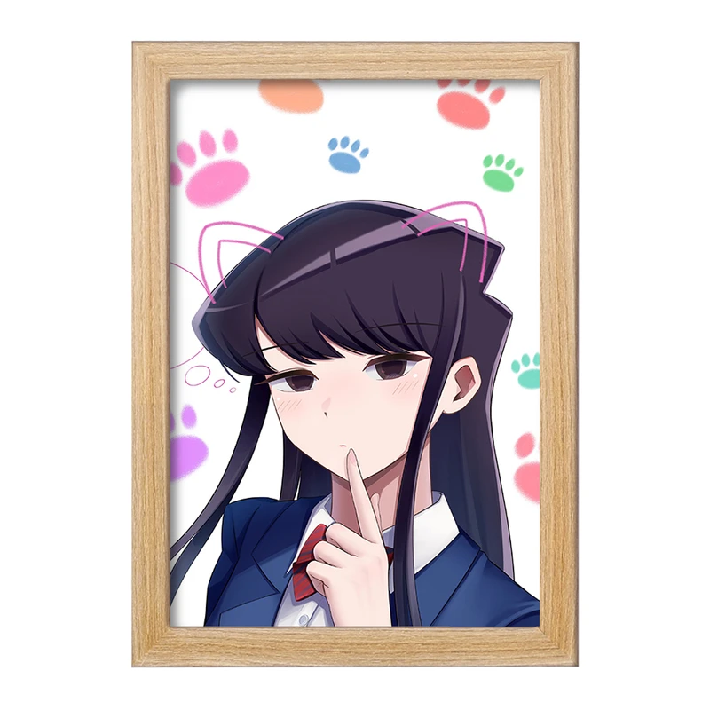 تابلو خندالو مدل انیمه کومی سان  کد 16088