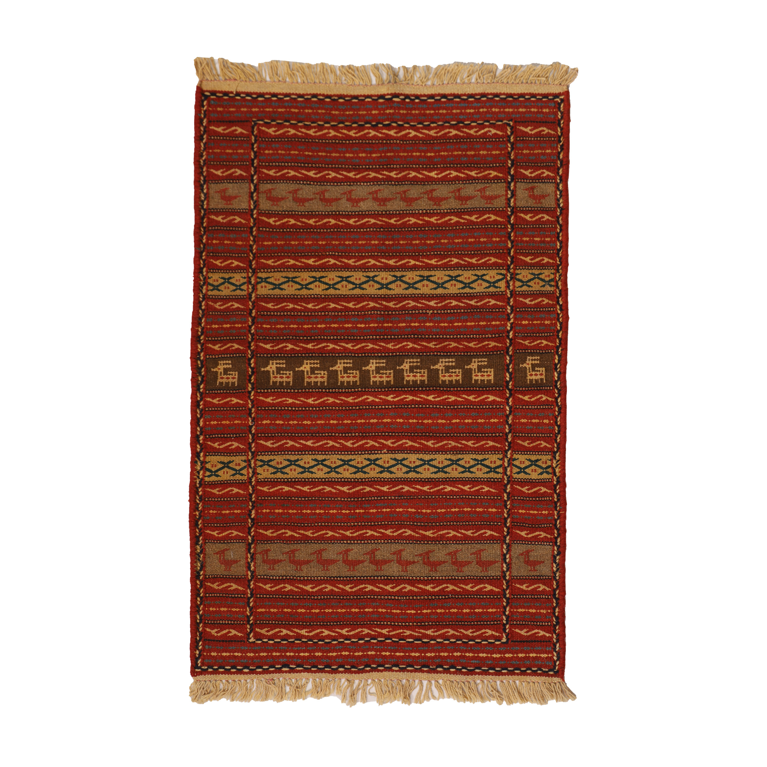 گلیم دستبافت یک متری مدل کلات کد 402011104