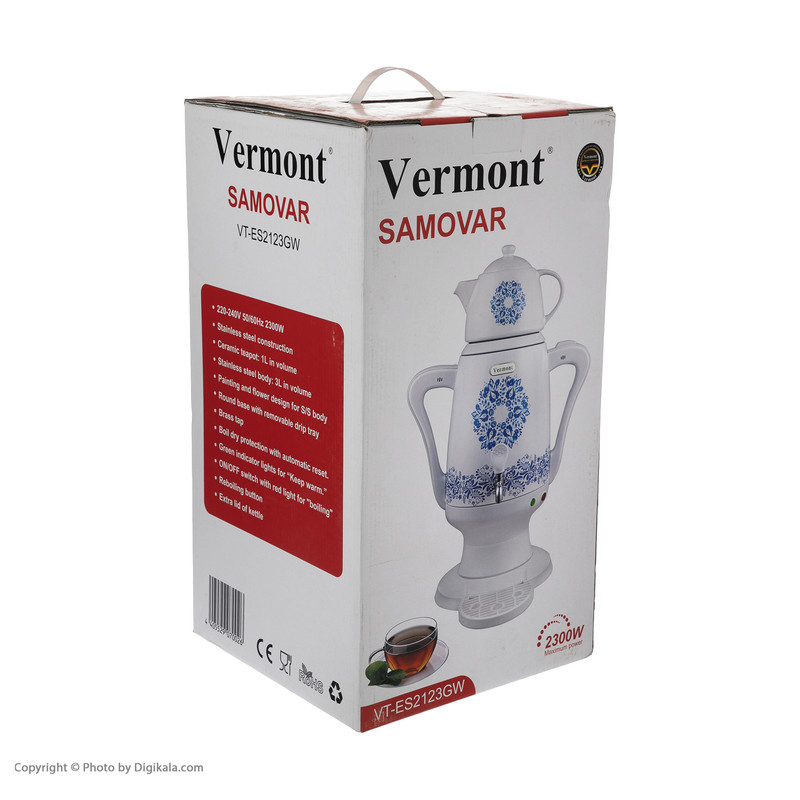سماور برقی ورمونت مدل VT-ES2123GW