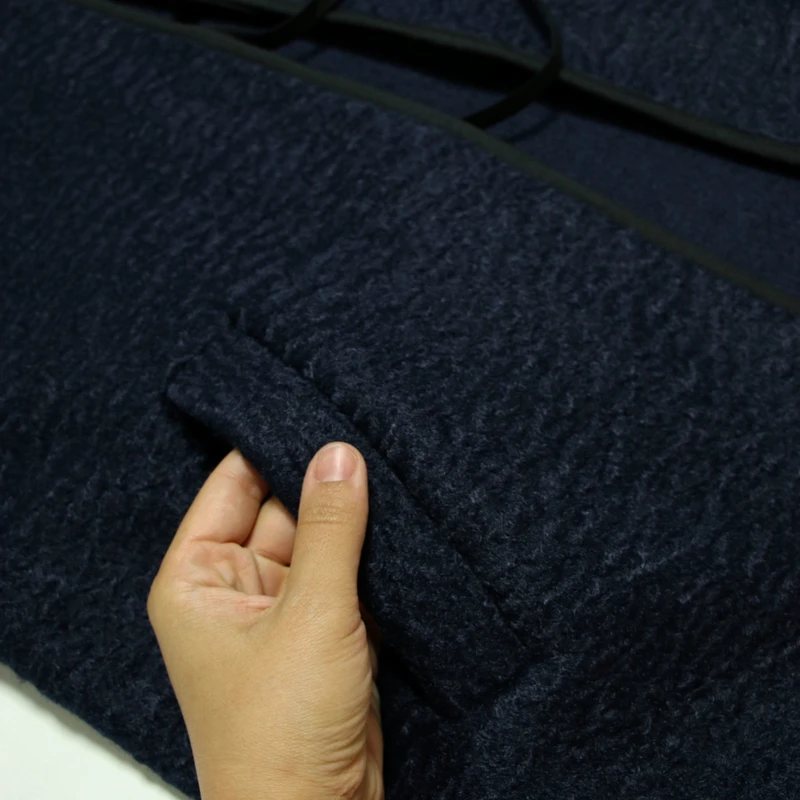 عکس شماره 7 : پالتو زنانه مدل فوتر پشمی جلو پاپیونی کد 10270