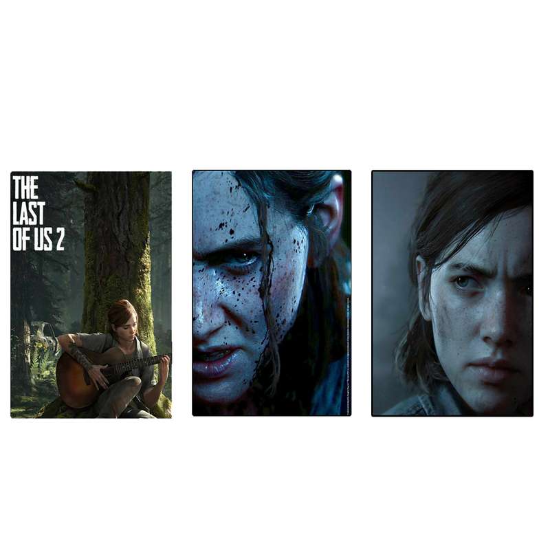 تابلو شاسی طرح بازی the last of us 2 کد AP400 مجموعه 3 عددی