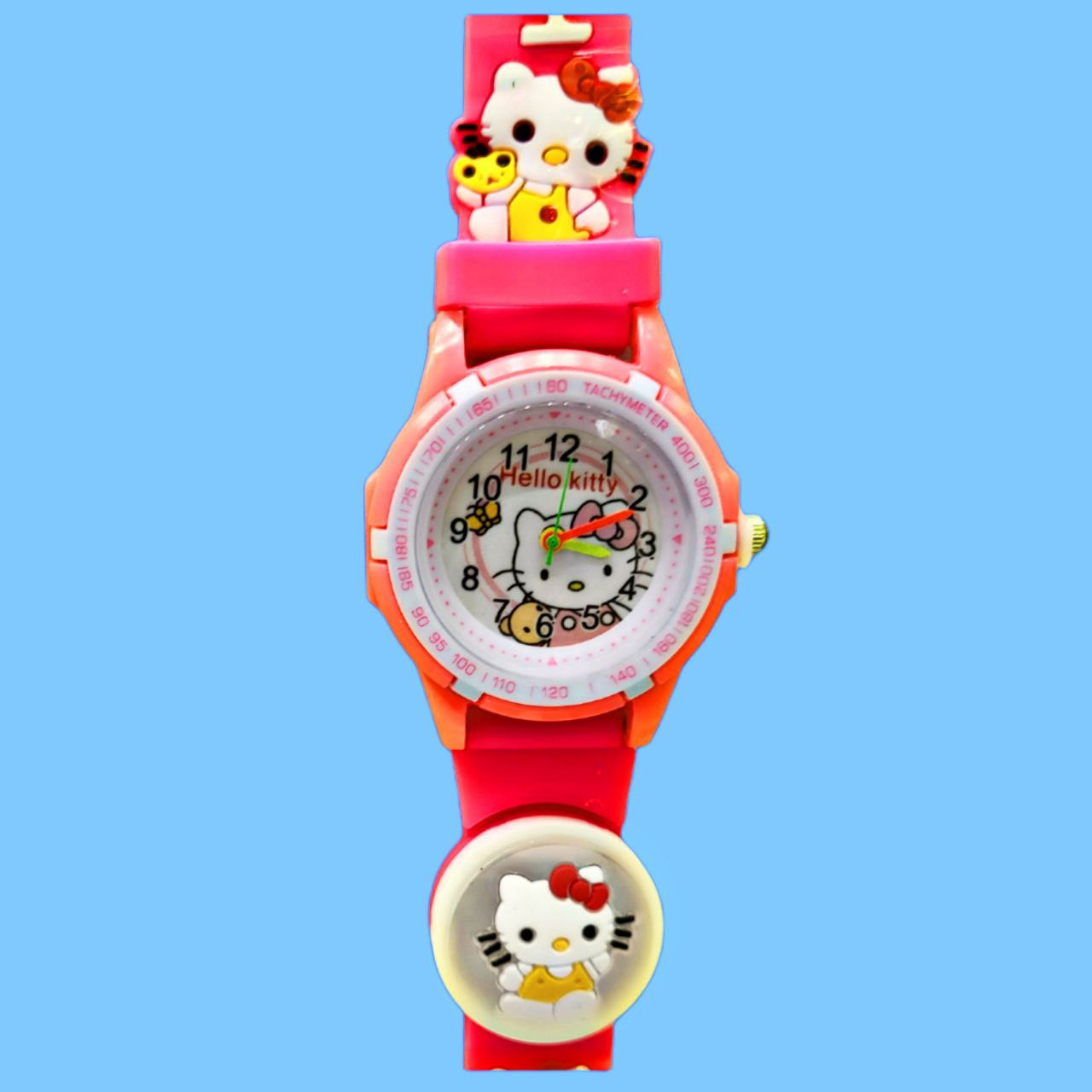 ساعت مچی عقربه ای بچگانه مدل چراغدار کد 013