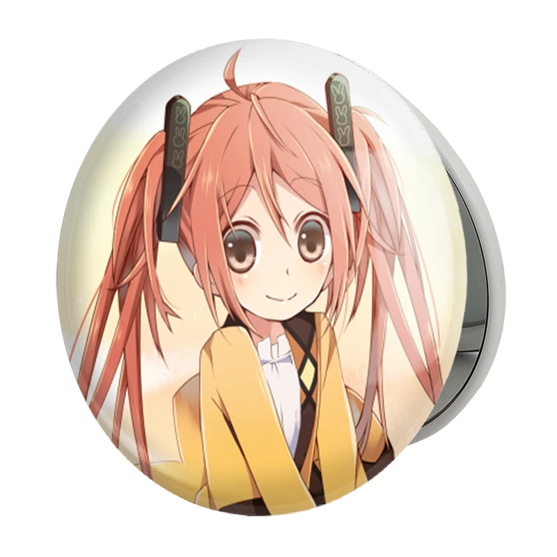 آینه جیبی خندالو طرح انجو انیمه گلوله سیاه مدل تاشو کد 35846