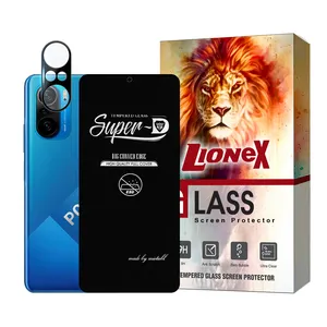   Lionex SUPLNFULI Screen Protector With Camera Lens Protector For Xiaomi Poco F3 / Redmi K40 / Redmi K40 Pro / Redmi K40 Pro Plus