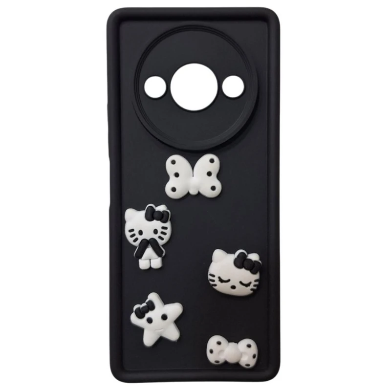 کاور طرح کیتی برجسته مدل A3 مناسب برای گوشی موبایل شیائومی Redmi A3 2024