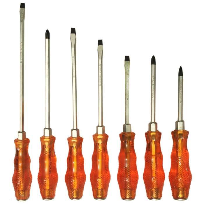 پیچ گوشتی ضربه خور جوپیتر مدل 01 مجموعه 7 عددی