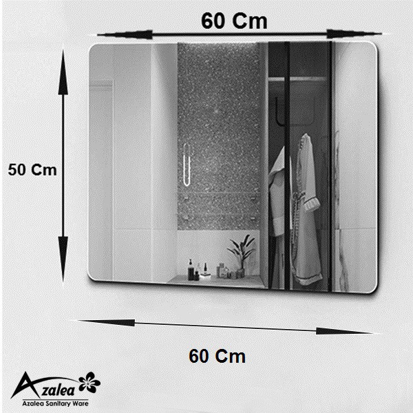آینه سرویس بهداشتی آزالیا مدل MS5060 آینه سرویس بهداشتی آزالیا مدل MS5060