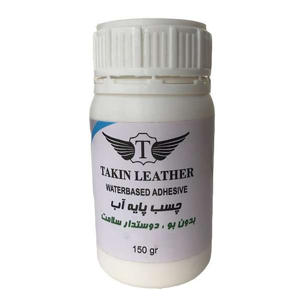 چسب پایه آب چرم دوزی تکین مدل Tk150 وزن 150 گرم