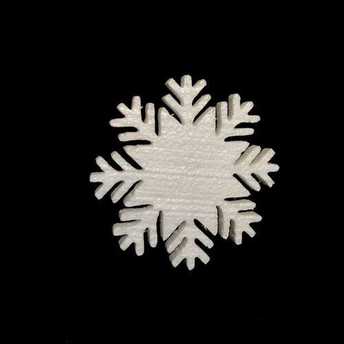 دکوری مدل دانه برف یونولیتی کد 410 بسته 50 عددی