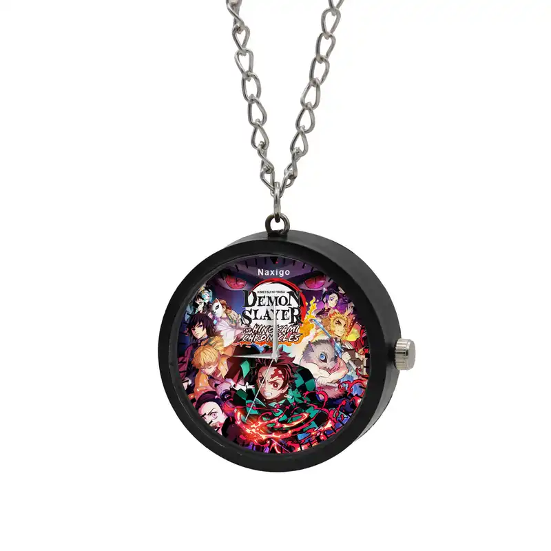 ساعت گردنبندی عقربه ای ناکسیگو مدل شیطان کش کد NF12933