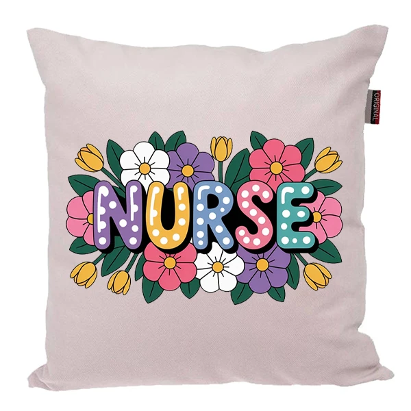 کوسن پاد آفرین مدل پرستاری روز پرستار کادر درمان بیمارستان کد PK401617 سایز 40*40 سانتی متر