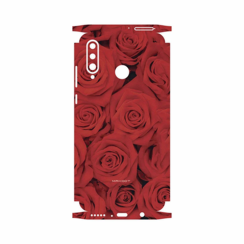 برچسب پوششی ماهوت مدل Red-Flower-FullSkin مناسب برای گوشی موبایل هوآوی P30 Lite (48 MP Camera)