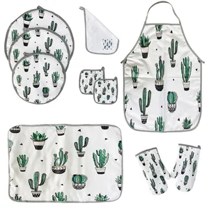 سرویس آشپزخانه 10 تکه مدل Cactus167